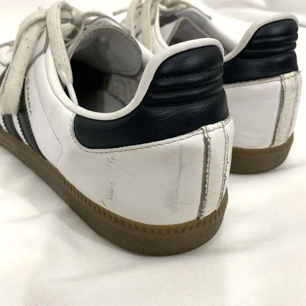 Adidas Samba OG Cloud White/ Core Black Shoes Men's Size 10